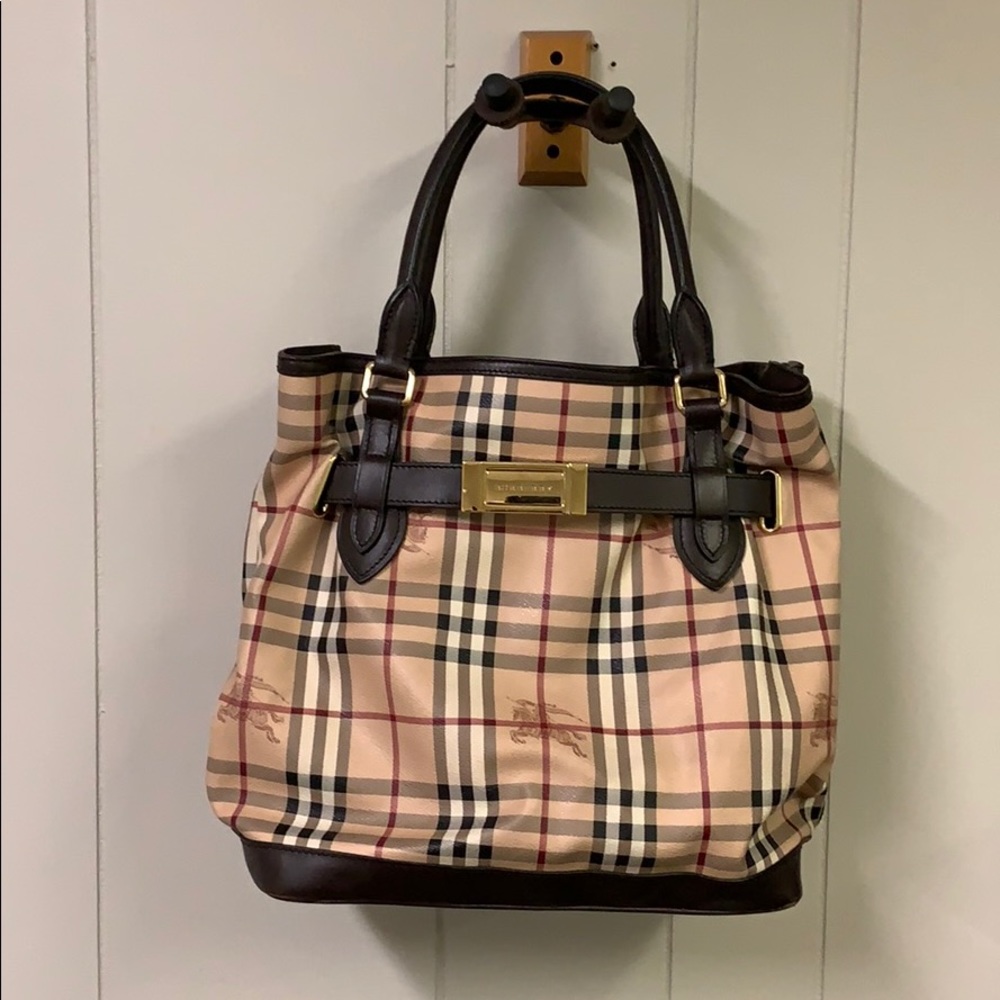 Burberry Haymarket Check Golderton Tote